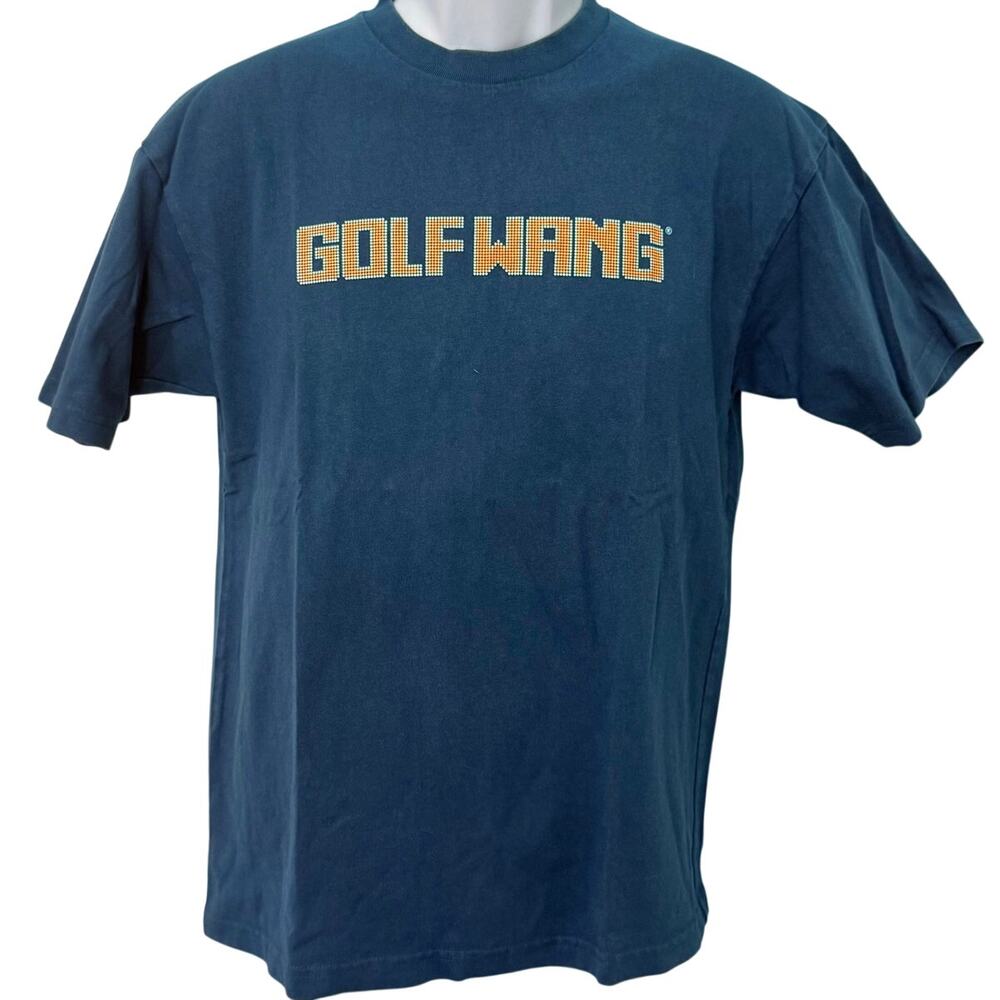 Golf Wang Blue Orange Dots Timesquare 2021 Short Sleeve Tee T-Shirt Size S